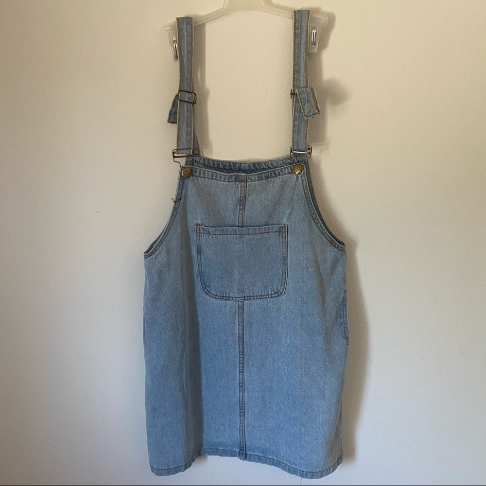 Korean Brand Denim Jean Overall Dress/Skirt